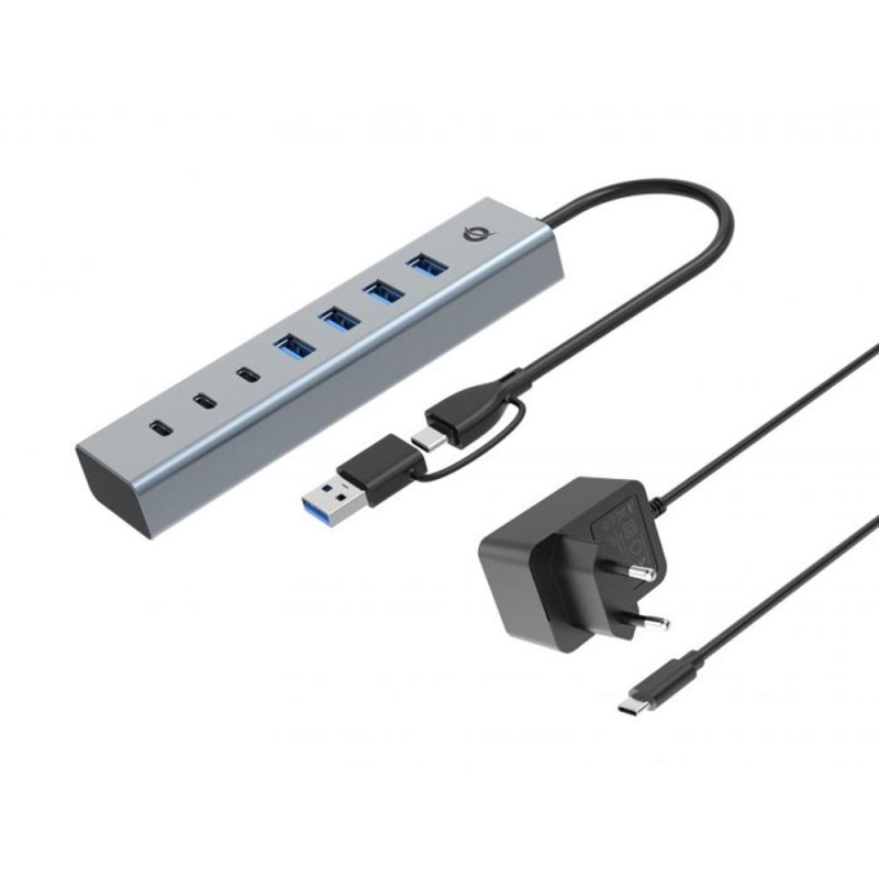 Hub usb 30 conceptronic hubbies20gp 7