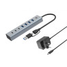 Hub usb 30 conceptronic hubbies20gp 7