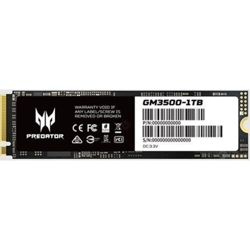 Disco duro interno ssd acer predator
