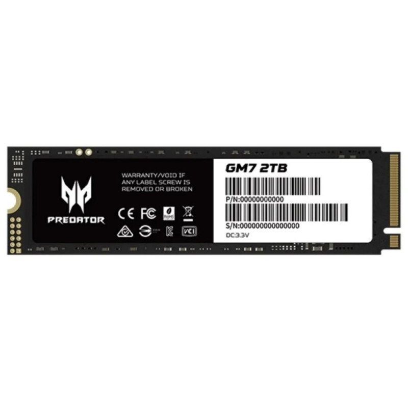 Disco duro interno ssd acer predator