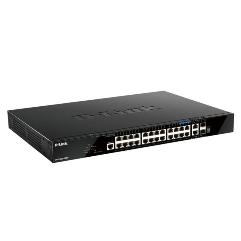 D link dgs 1520 28mp e switch 20xgbe poe