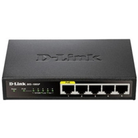 Switch d link des 1005p 5 puertos