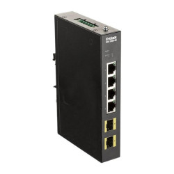 Switch industrial d link dis 100g 6s 6 puertos