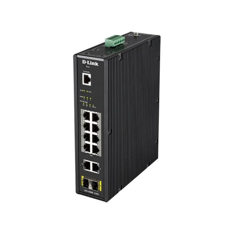 Switch industrial dis 200g 12ps 12 puertos
