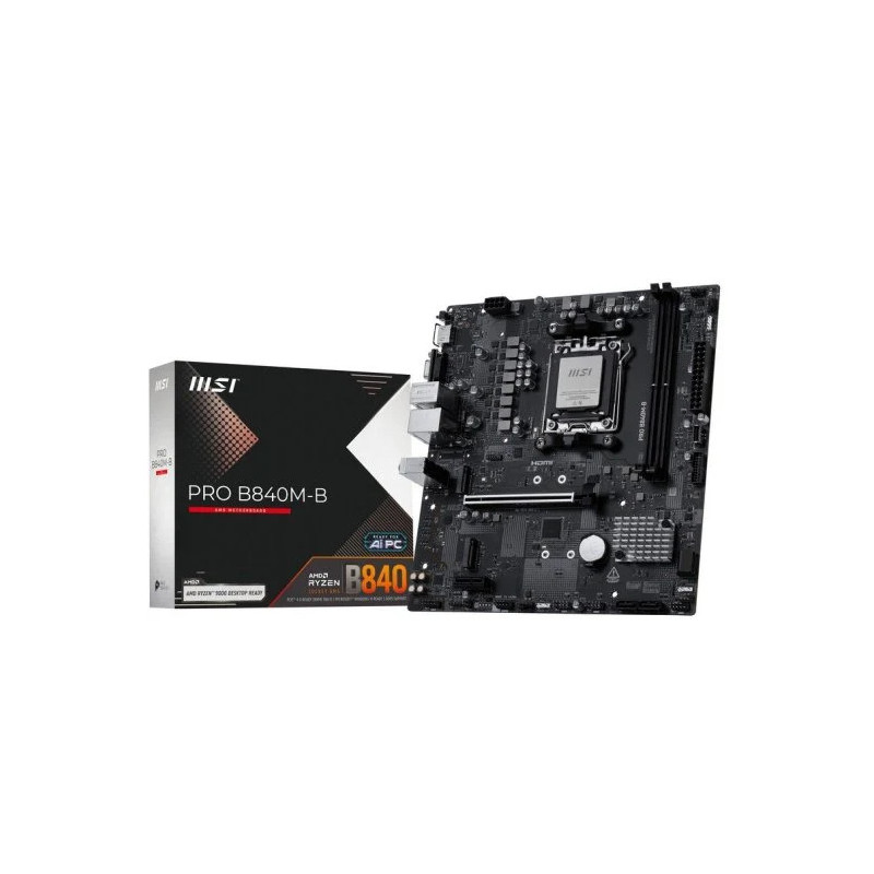 Placa base msi am5 pro b840m b