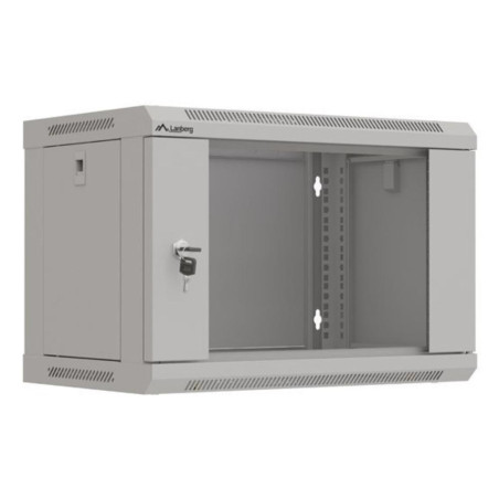 Armario lanberg 19 pulgadas 6u 540x350 gris