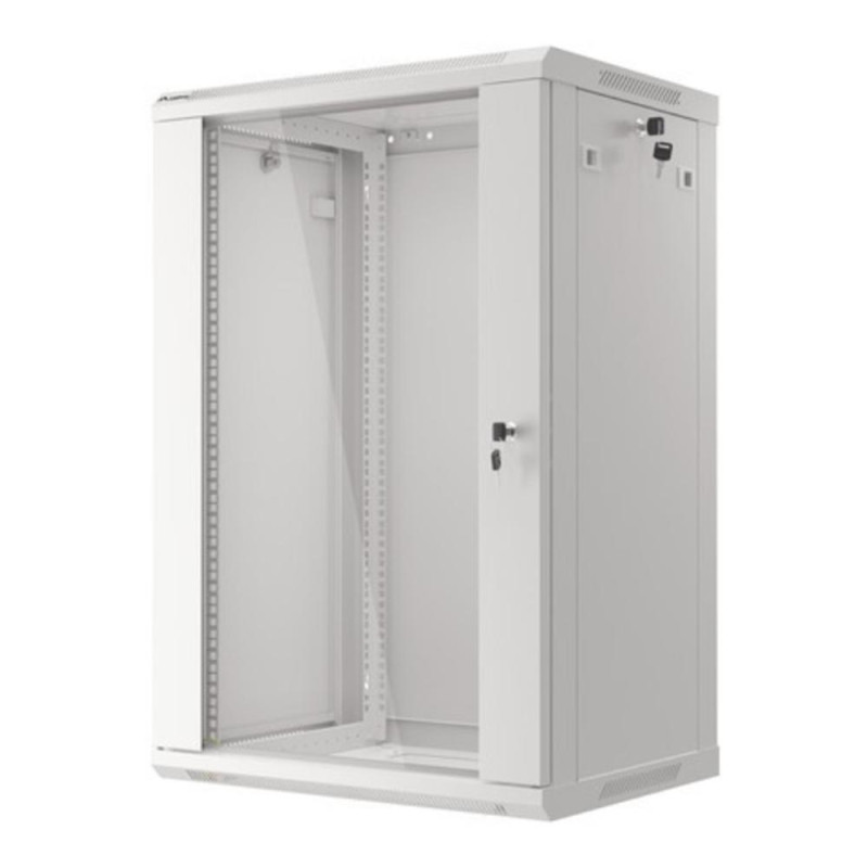 Armario lanberg 19 pulgadas 18u 600x450 gris