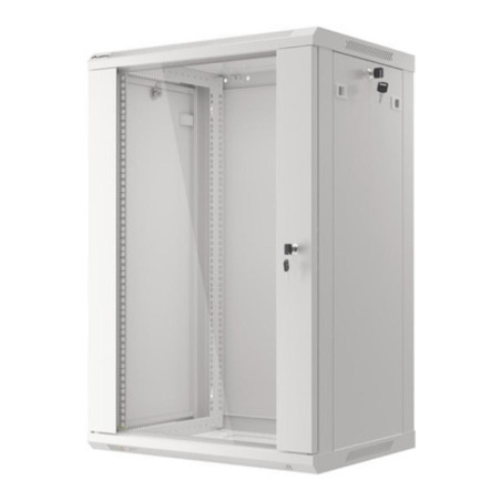Armario lanberg 19 pulgadas 18u 600x450 gris