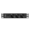 Regleta lanberg 1u 16a 3x schuko