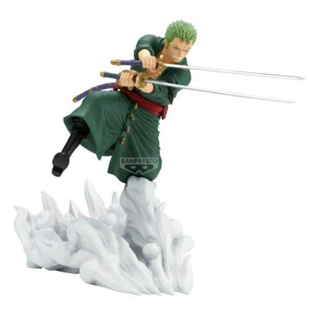 Figura banpresto one piece senkozekkei roronoa