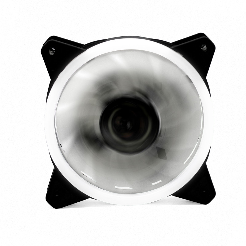 Ventilador phoenix led blanco gaming 120mm