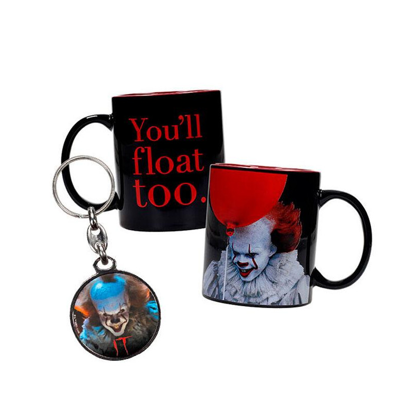 Pennywise taza regalo llavero metalico