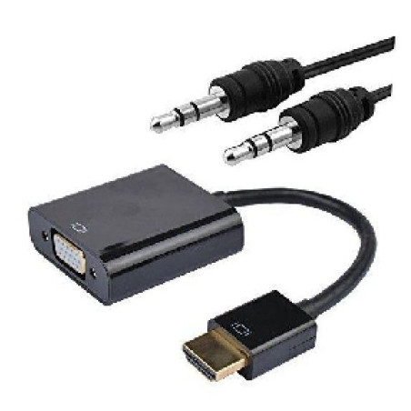 Conversor nanocable hdmi a vga 015cm
