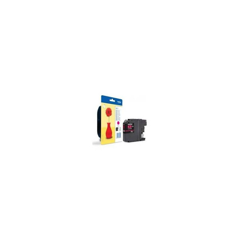Cartucho tinta brother lc121mbp magenta 300