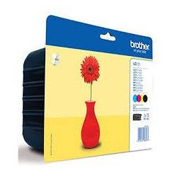Pack 4 cartuchos tinta brother lc121valbp