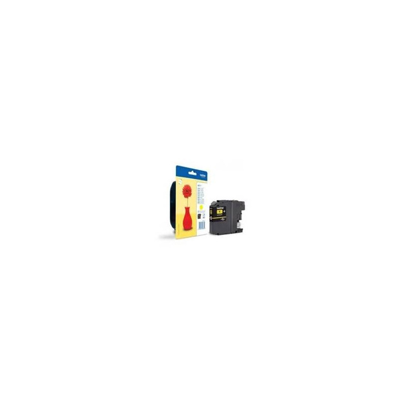 Cartucho tinta brother lc121ybp amarillo 300