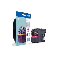 Cartucho tinta brother lc123m magenta 600