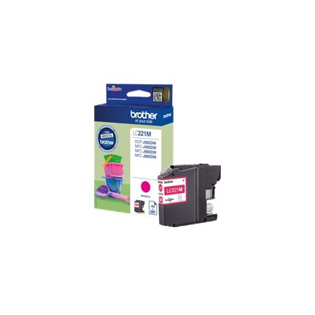 Cartucho tinta brother lc221m magenta 260