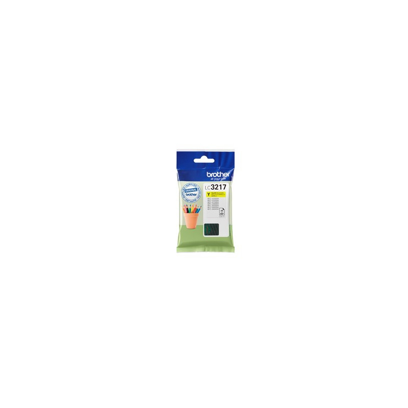 Cartucho tinta brother lc3217y amarillo 550