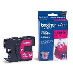 Cartucho tinta brother lc980m magenta 400