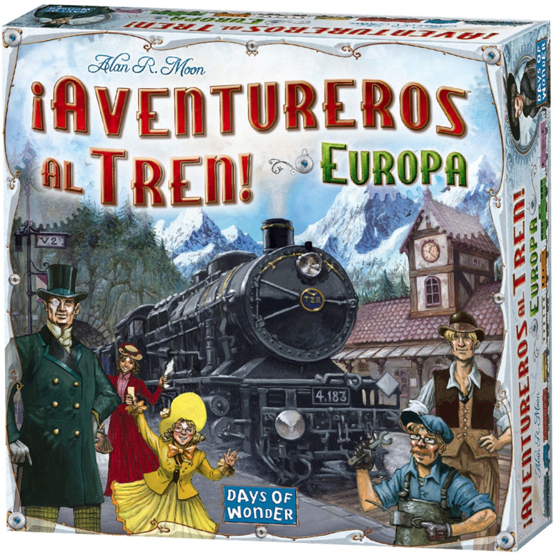 Juego mesa asmodee aventureros al tren