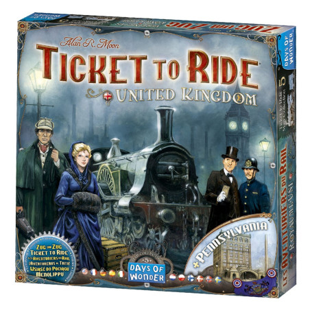 Juego mesa aventureros al tren reino