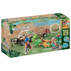 Playmobil wiltopia quad rescate animales
