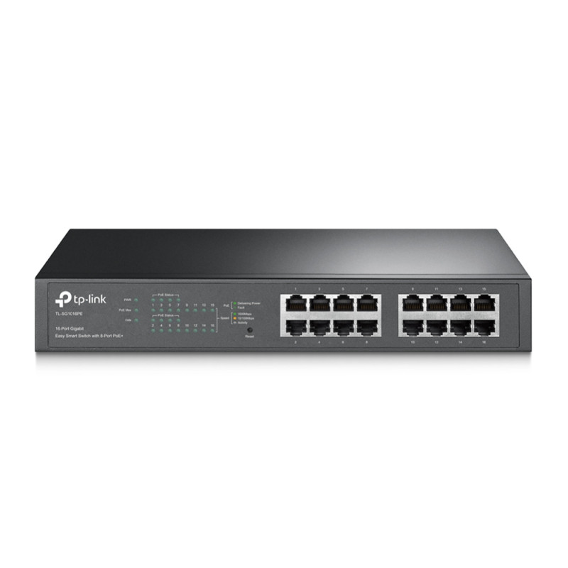Switch 16 puertos tp link tl sg1016pe easy