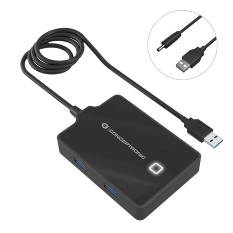 Hub usb 30 conceptronic hubbies11b 4