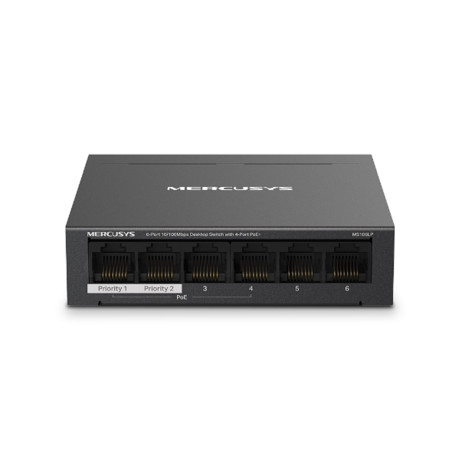 Switch mercusys ms106lp 6 puertos 10
