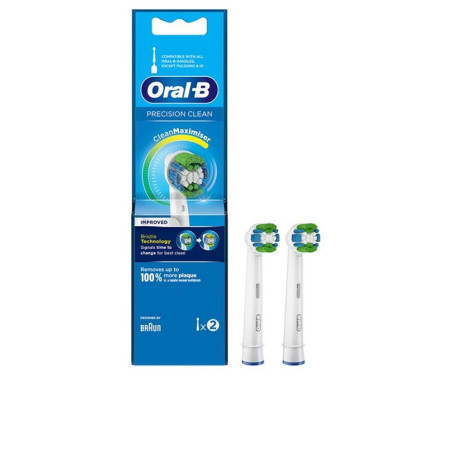 Pack 2 cabezales recambios braun oral b