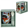 Taza ceramica con cuchara enesco erizo