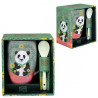 Taza ceramica con cuchara enesco panda