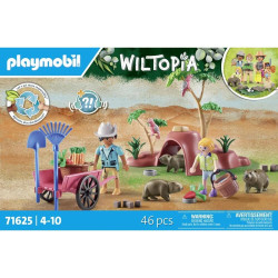 Playmobil wiltopia refugio del tejon