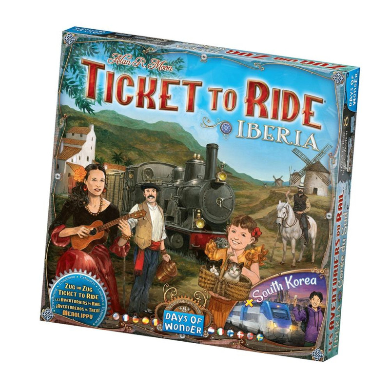 Juego mesa aventureros al tren iberia