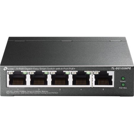 Switch tp link tl sg105mpe 5 puertos