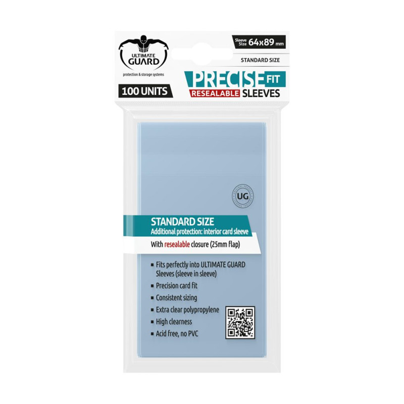 Fundas transparentes cartas ultimate guard precise fit
