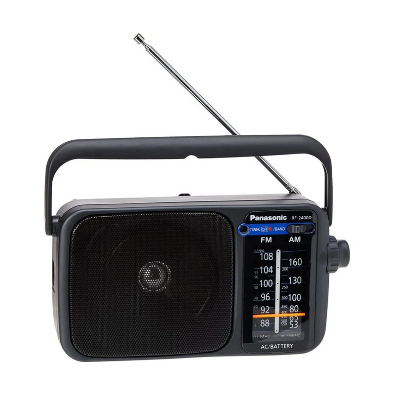 Radio panasonic rf 2400deg k altavoz entrada auriculares