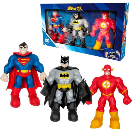 Monsterflex dc pack 3 figuras