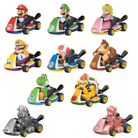 Vehiculo mario kart retrofriccion 1 unidad