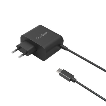 Adaptador cargador rapido corriente coolbox gan
