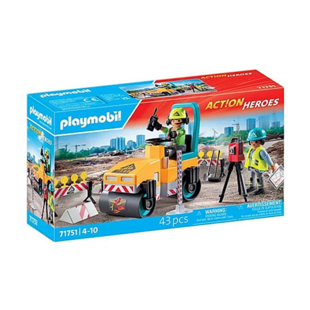 Playmobil construccion de carreteras
