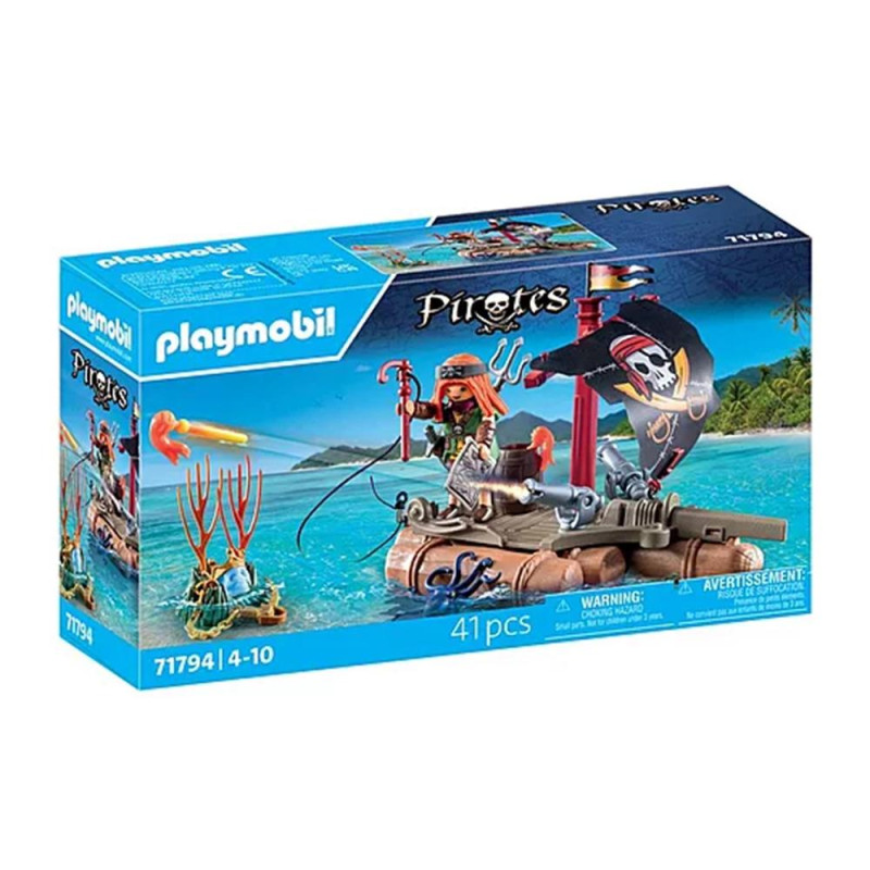 Playmobil bote pirata con tesoro