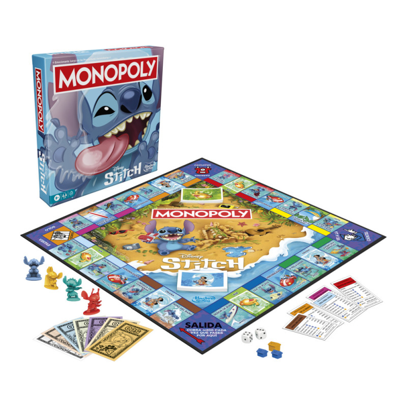 Juego mesa monopoly stitch