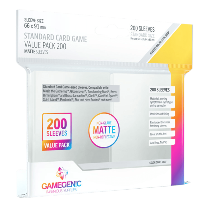 Fundas cartas gamegenic matte standard card