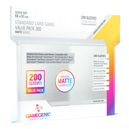 Fundas cartas gamegenic matte standard card