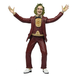 Beetlejuice red tuxedo scale action fig