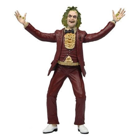 Beetlejuice red tuxedo scale action fig