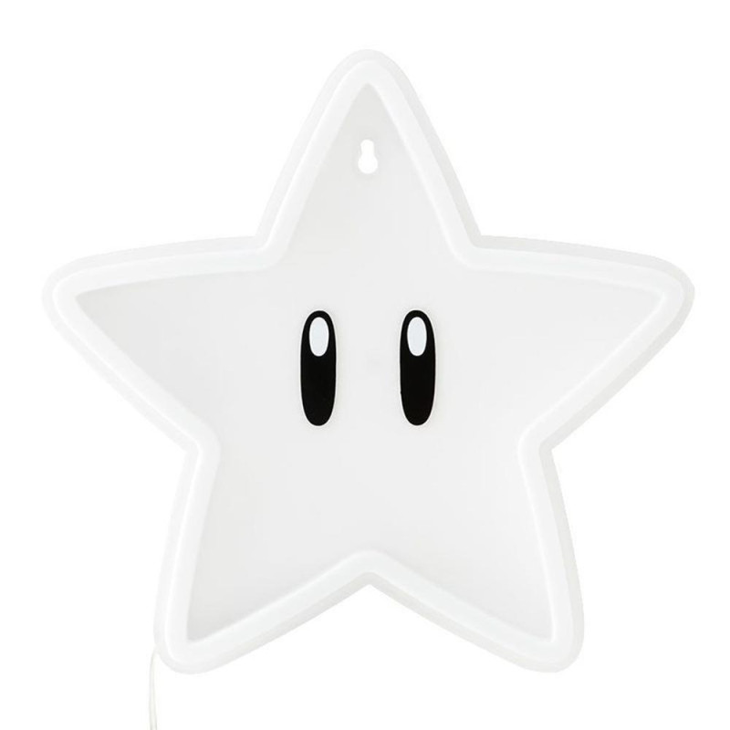 Luz neon pared paladone super mario