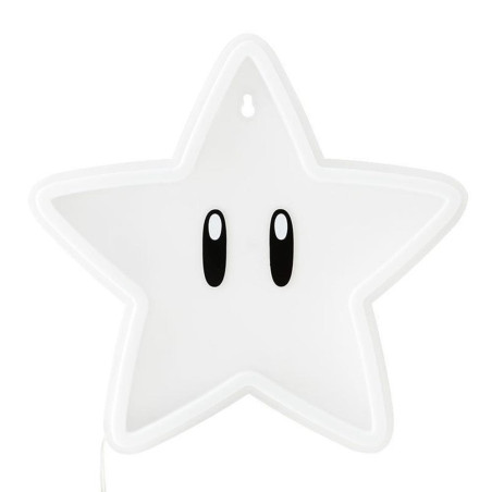 Luz neon pared paladone super mario